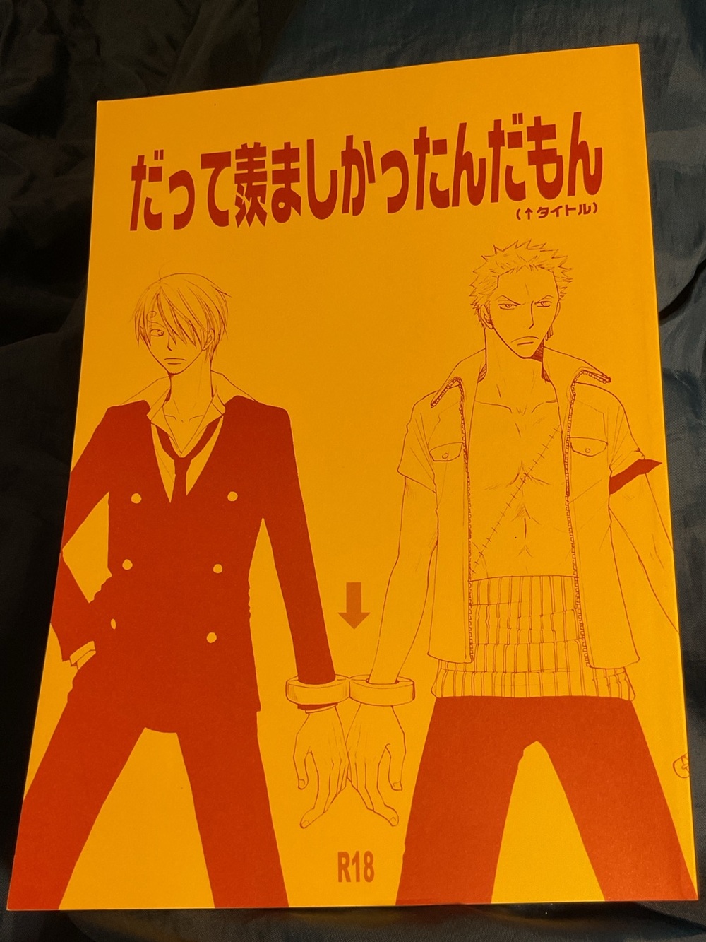 ZoroSan ZoSan Zoro x Sanji Yaoi BL manga Doujinshi Datte Uyamashikattandamon
